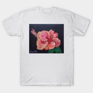 Pretty Orange Hibiscus T-Shirt